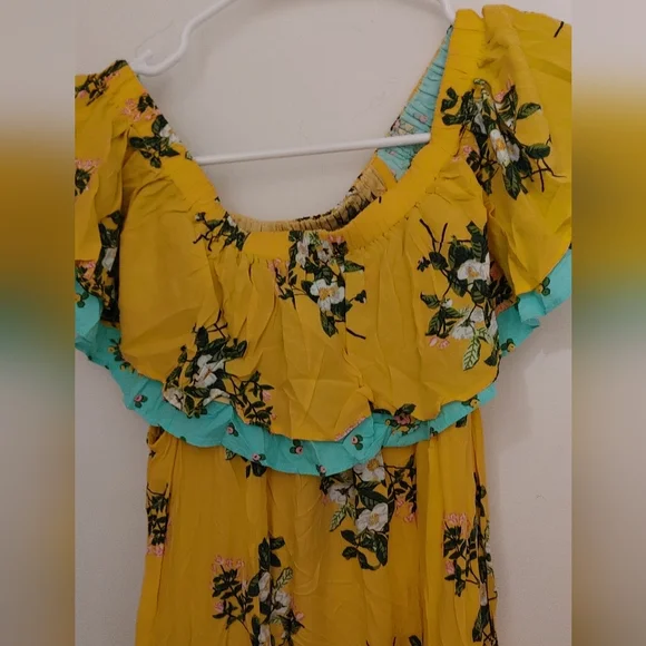 Matilda Jane Hooked on a Feeling yellow floral dress SZ.S NWT - Picture 3 of 5